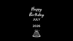 HBD JULY