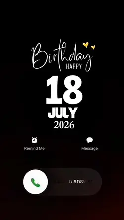 Hbd 18 July 2026 