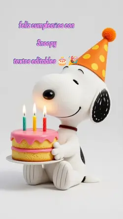 cumpleaños Snoopy
