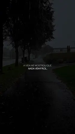 Nada vem fácil 