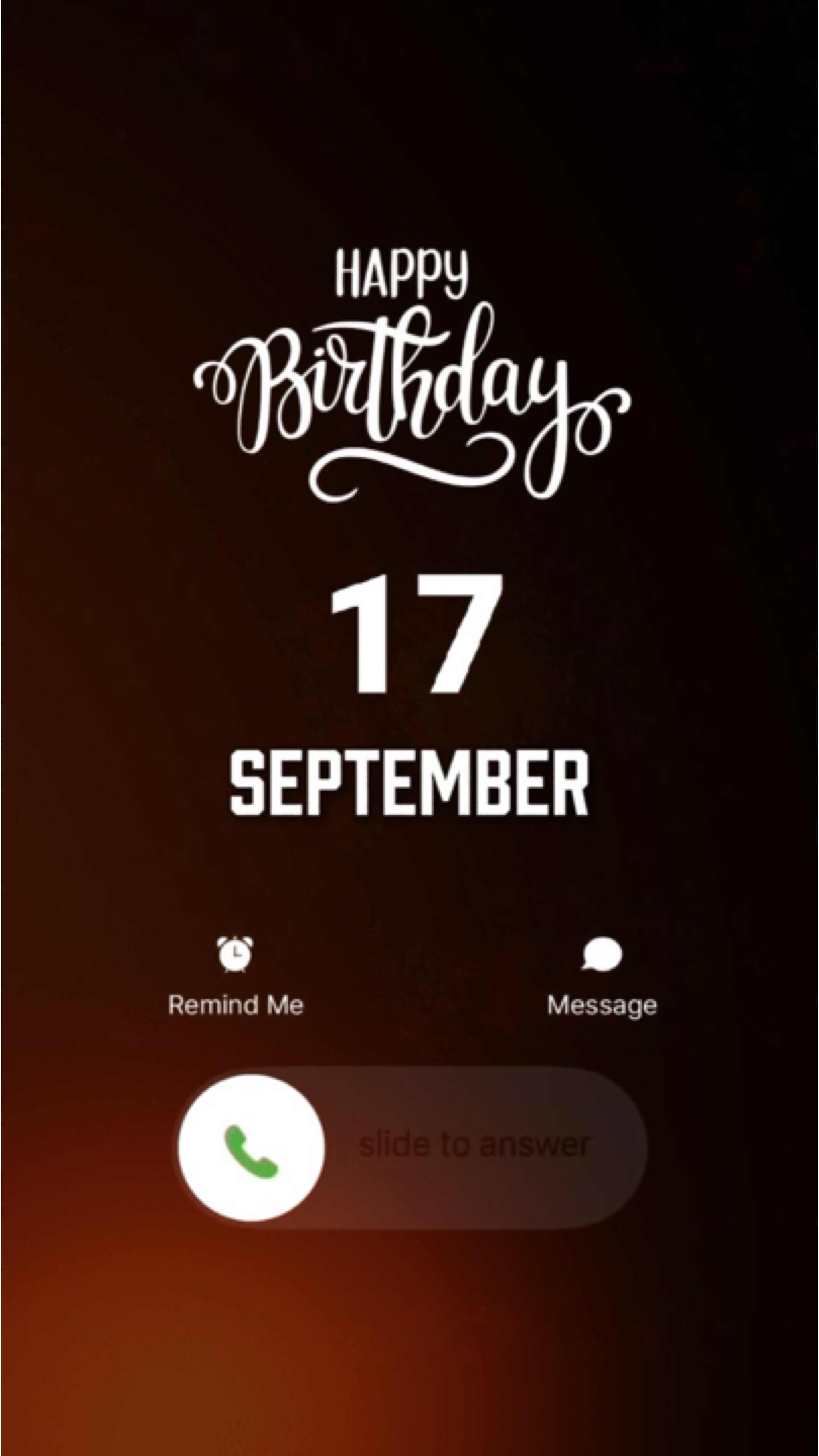 BIRTHDAY 17SEPTEMBER