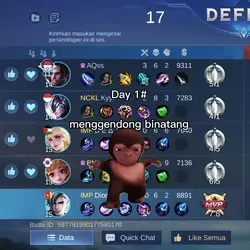 menggendong binatang