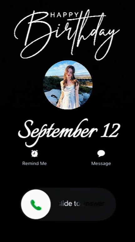 Birthday 12 sept