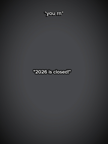 2026 ist geschlossen 