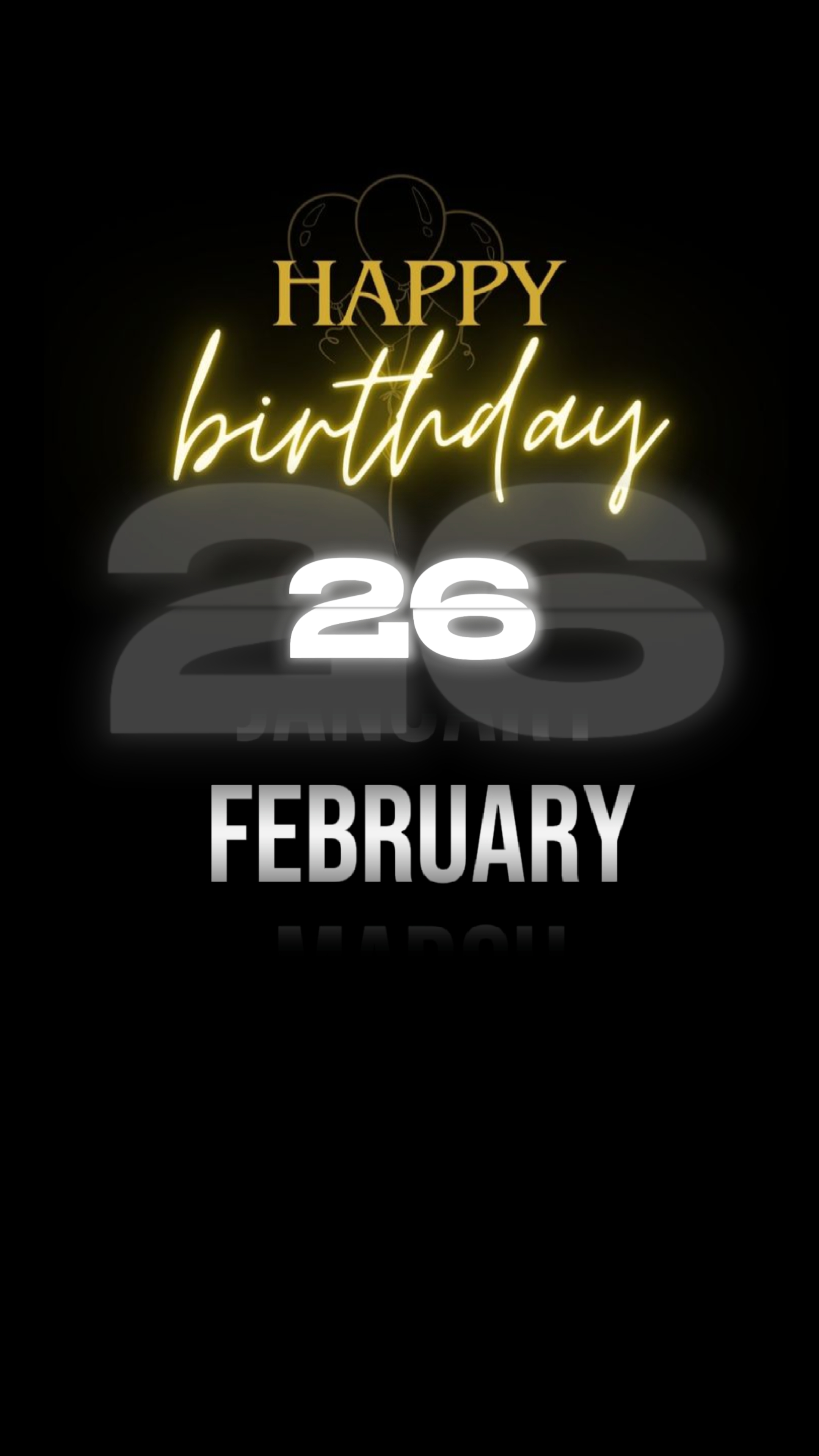 Ulang Tahun 26 FEBRUARI