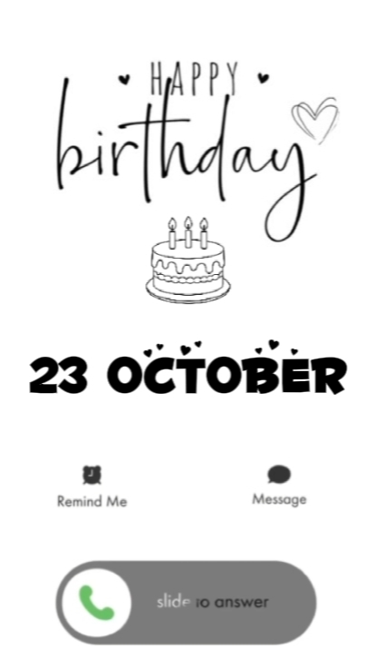 BDAY MY WIFE 23 OCTO