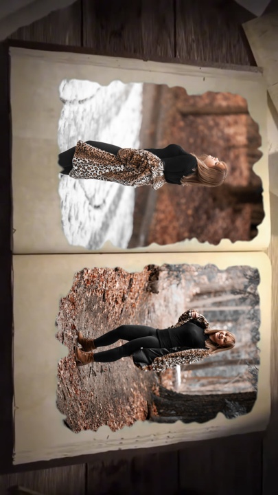 Old book template 