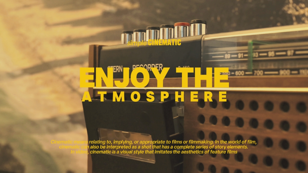 ENJOY THE ATMOSPHERE