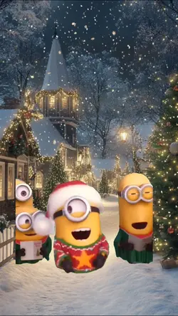 Minions caroling