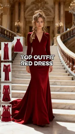 Red dress AI