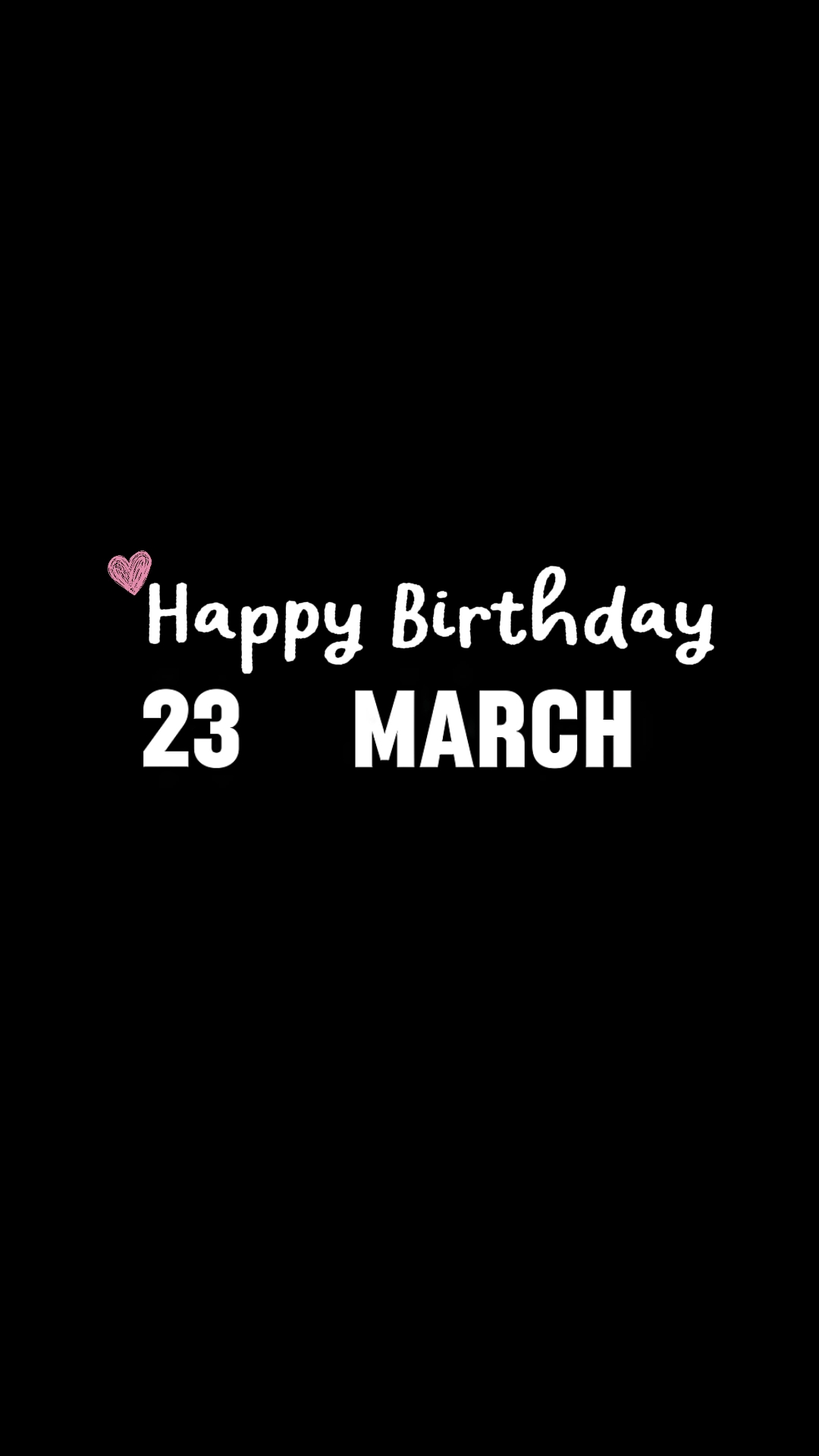 ULANG TAHUN 23 MARET