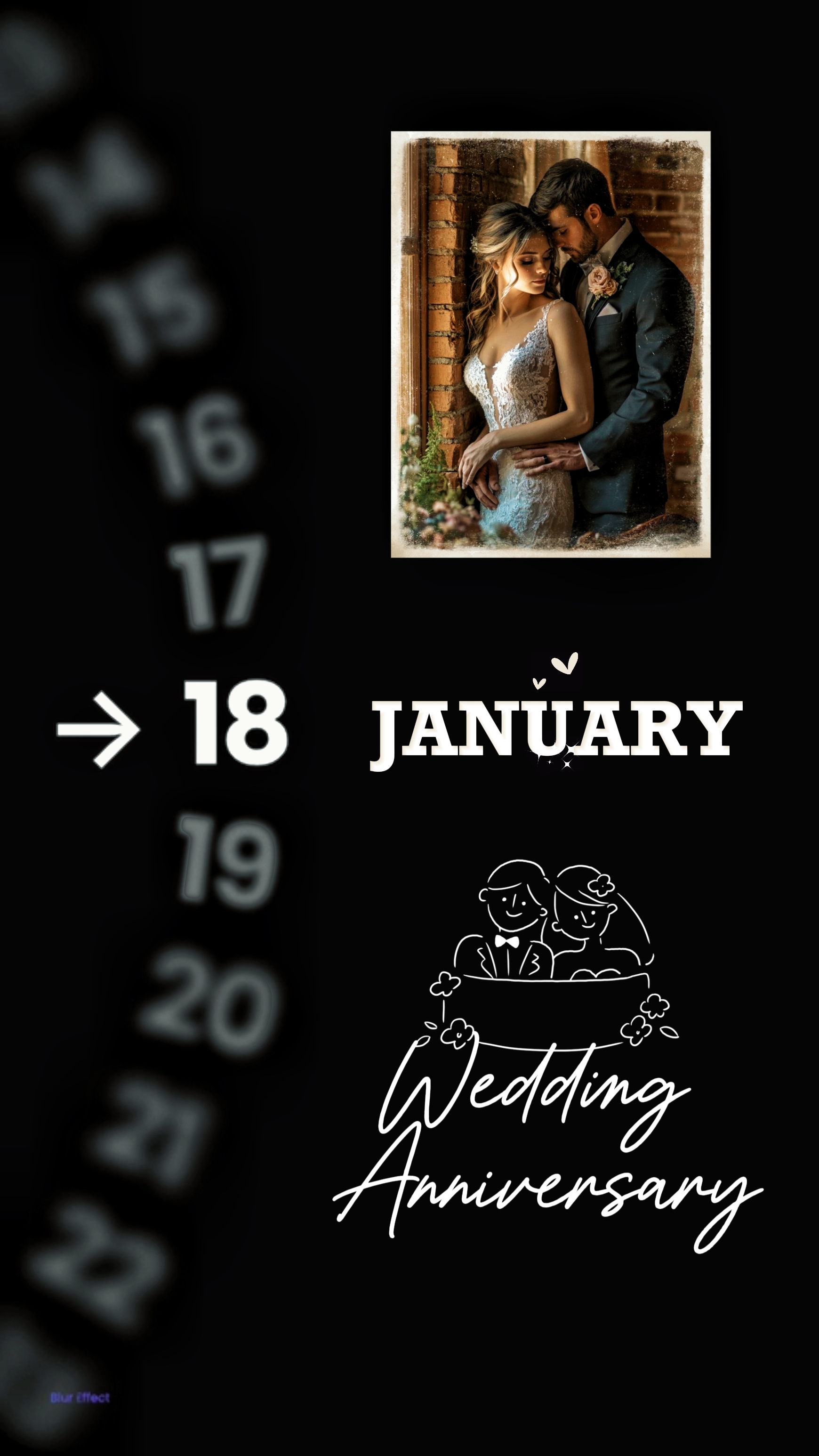 Aniversário de casamento 18 de janeiro