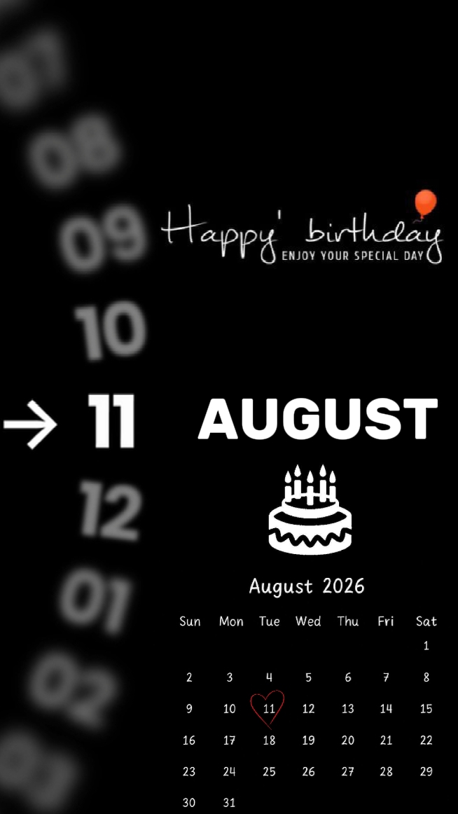 Aniversário mãe 11 de agosto