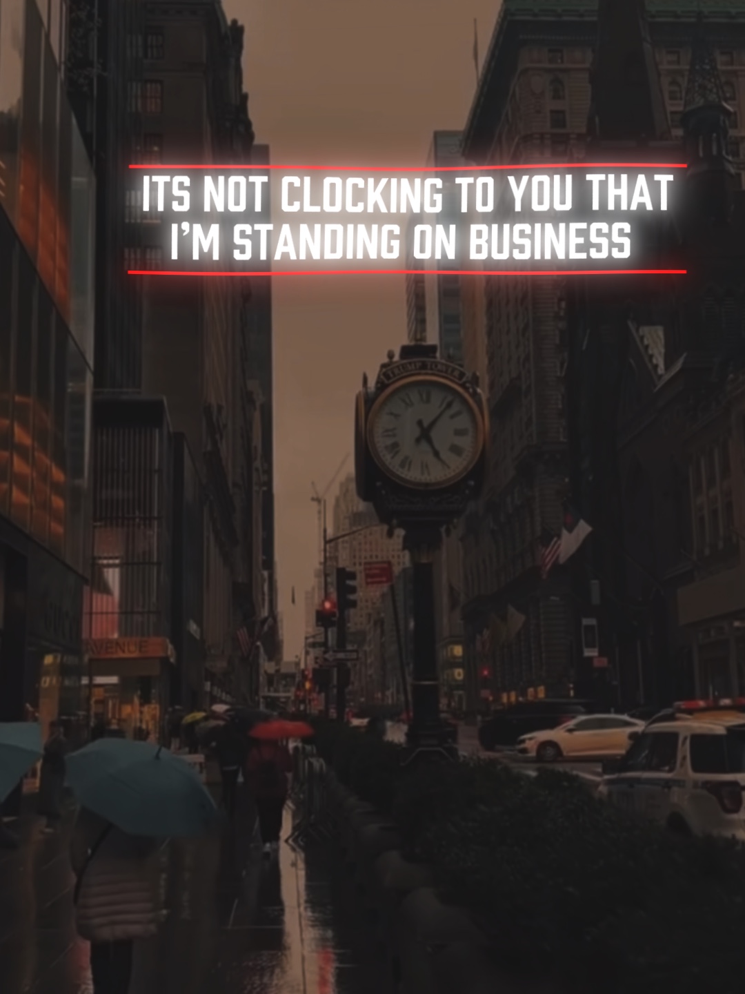 Its just not clockin