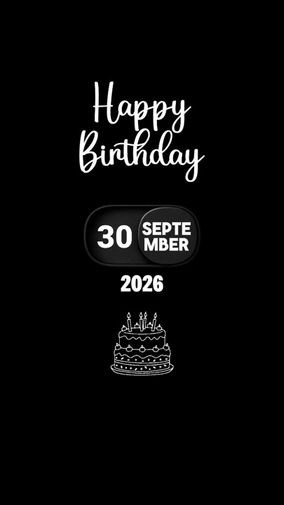 ANNIVERSAIRE 30 SEPTEMBRE