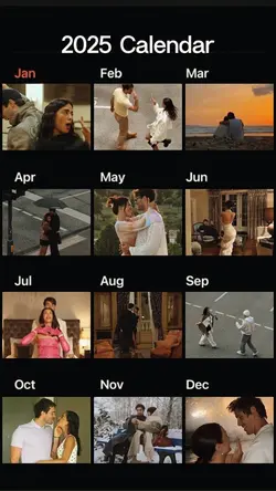 2025 calendar love