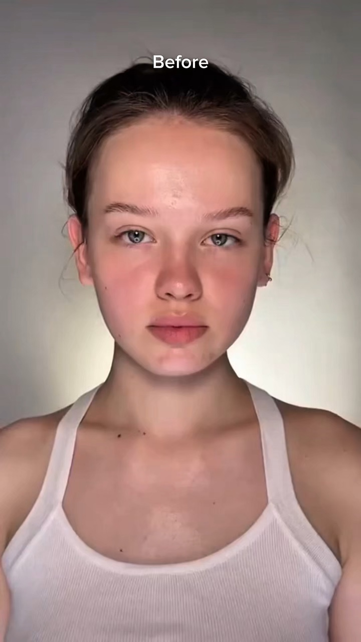 Before after makeup 