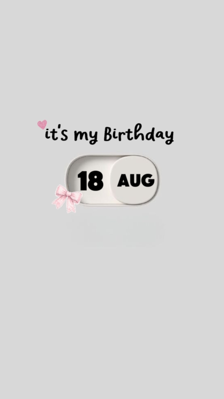 BIRTHDAY 18 AUGUST 