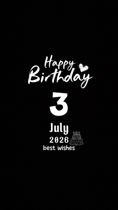 Joyeux anniversaire 