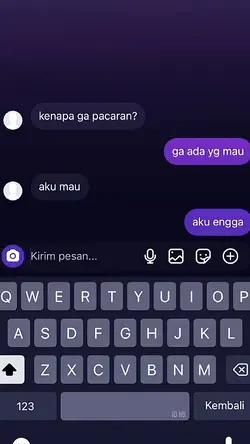 kenapa ga pacaran?