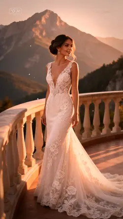 Wedding dress AI 