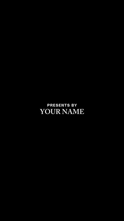 Filmischer Trailer