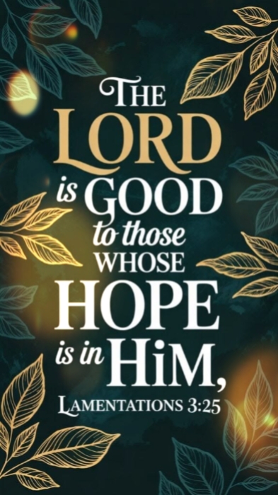 Lamentações3: 25