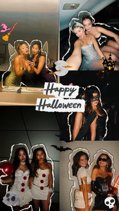 halloween collage 