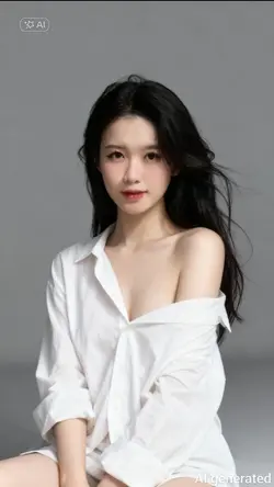 Sơ mi trăng lệch vai