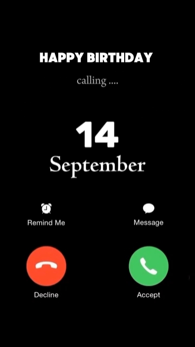 BIRTHDAY 14 SEPTEMBE