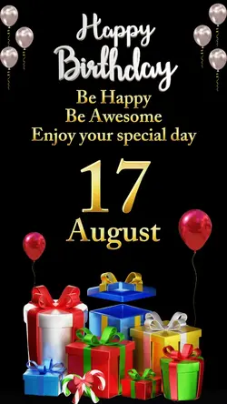 Birthday 17 August