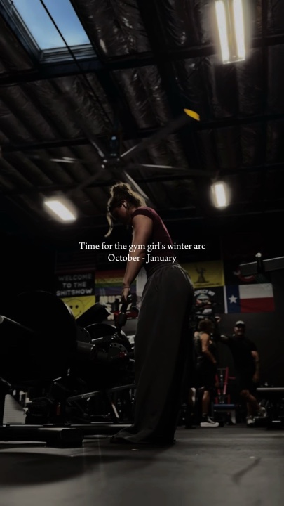gym girl winter arc