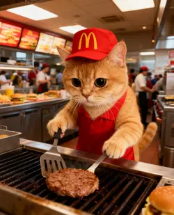 My cat is working 🥲