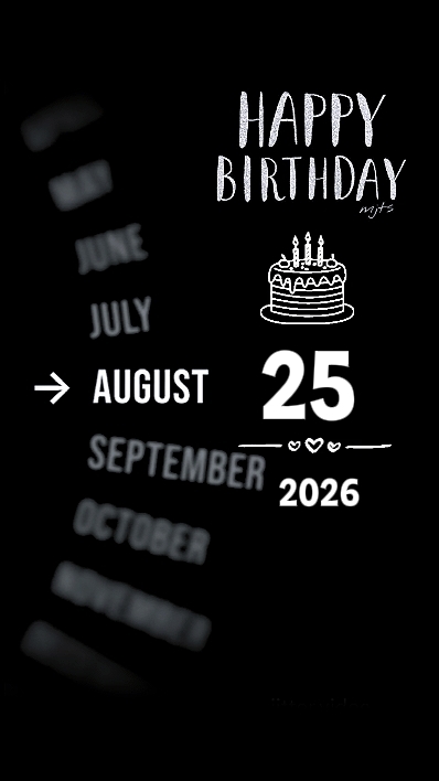 BDAY MY LOVE 25