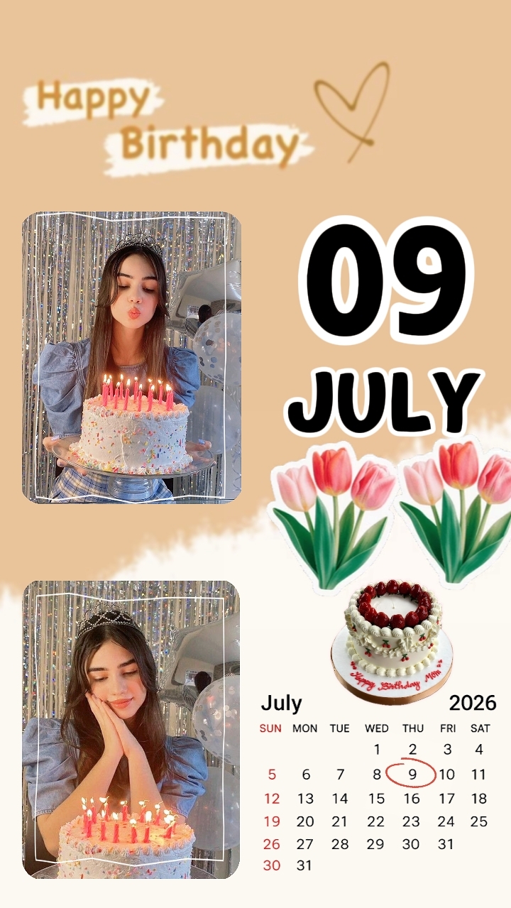 selamat ulang tahun 9 Juli