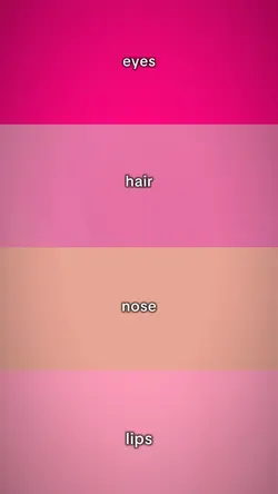 eyes hair nose