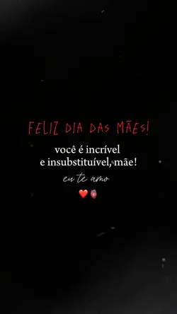 feliz dia das mães 