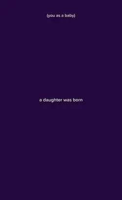 a daughter was born.