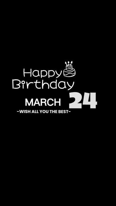 FELIZ CUMPLEAÑOS 24mar