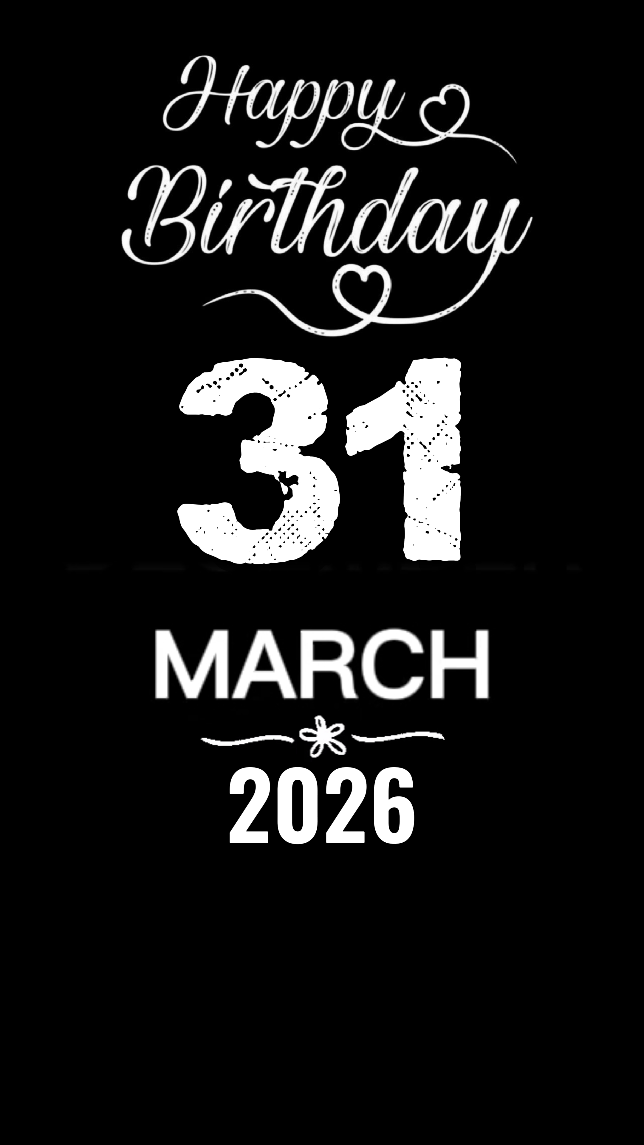 31 Mart Doğum Günü