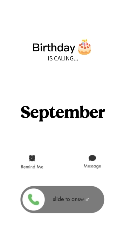 SEPTEMBER BIRTHDAY