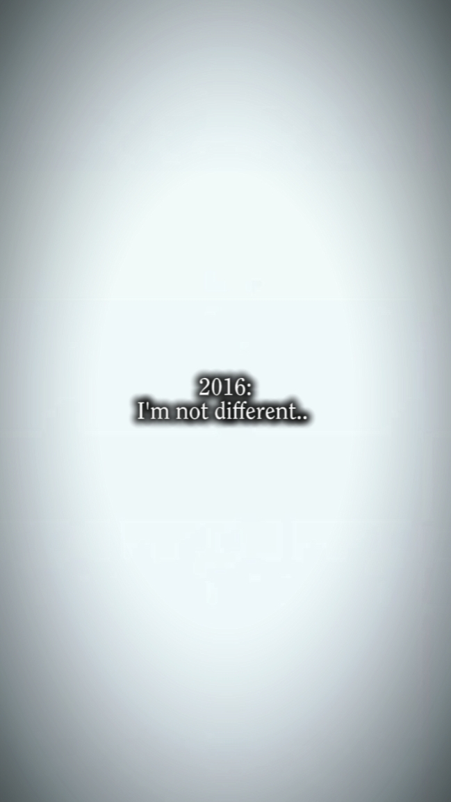 I'm not different