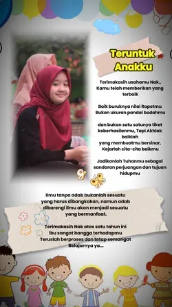 Teruntuk anakku 