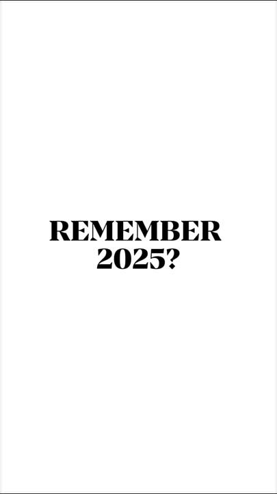 Remember 2025 