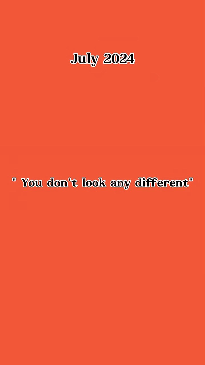look different 