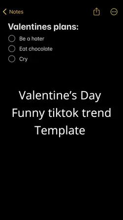 Valentines plans