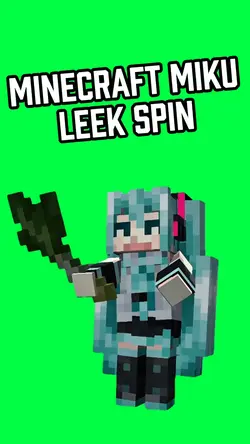 MINECRAFT MIKU LEEK
