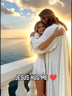 Jesus hug me 