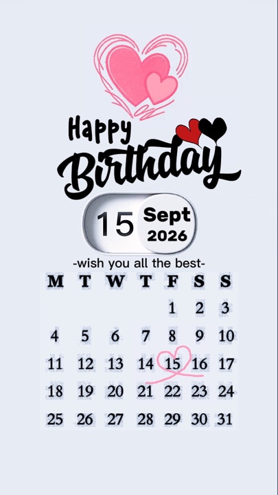 Hbd 15 Setyembre 