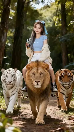 menaiki singa